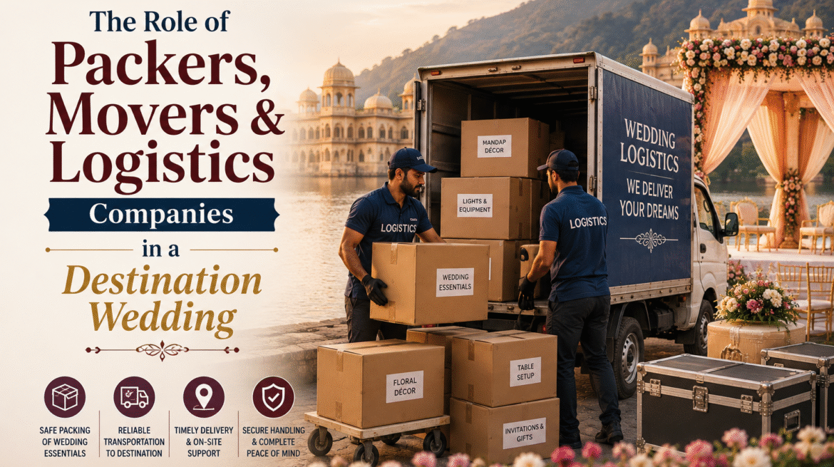 The Role of Packers, Movers & Logistics Companies in a Destination Wedding