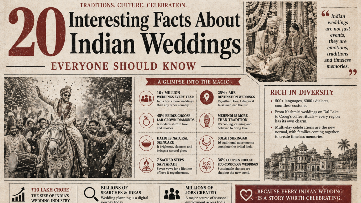 20 Interesting Facts About Indian Weddings Everyone Should Know