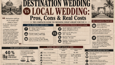 Destination Wedding vs Local Wedding: Pros, Cons & Real Costs