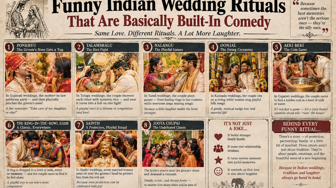 Funny Indian Wedding Rituals That Are Basically Built-In Comedy