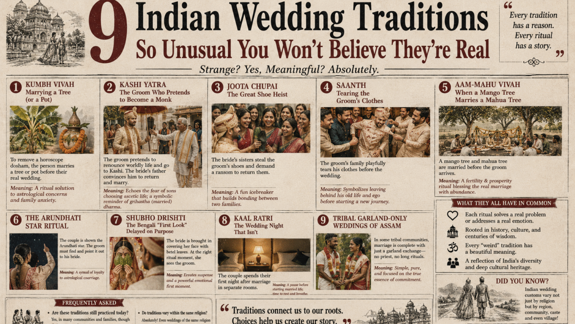 9 Indian Wedding Traditions So Unusual You Won’t Believe They’re Real